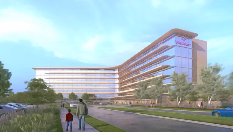 A rendering of Wellstar's proposed hospital in Acworth