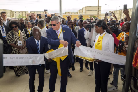 Inauguration ceremony of Uíge Stadium
