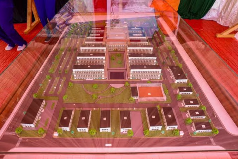 The hospital will become the largest in Africa