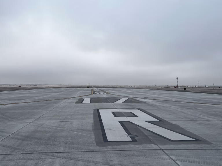 Calgary International Airport west runway