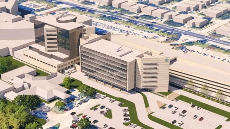 Renderings of the expanded Texas Health Plano