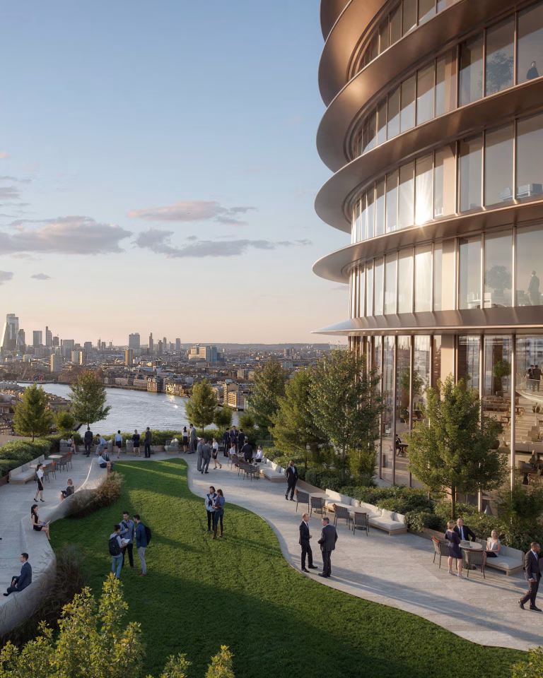 JPMorgan Skyscraper in Canary Wharf