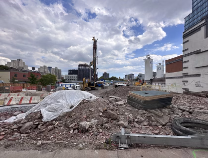 Excavation at 200 Douglass, Brooklyn
