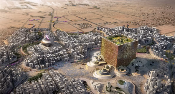 New Murabba development in Saudi Arabia.