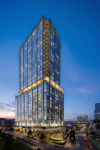 $371.5M Financing Arranged for Planned 28-Story EDITION Hotel and Residences in Nashville’s Gulch