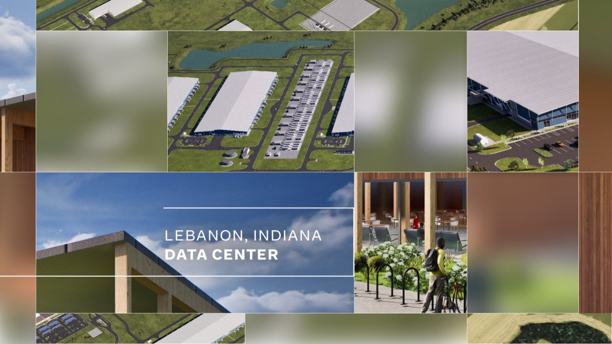 Meta Breaks Ground on its $10 billion Data Center in Lebanon, Indiana.