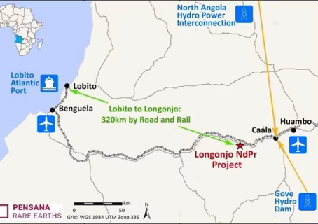 Longonjo Rare Earth Project in Angola