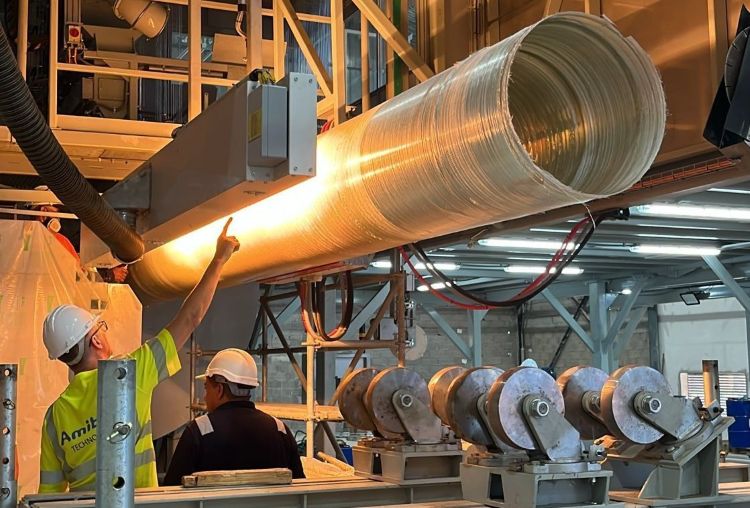 Amiblu commissions the extension of its glass-reinforced plastic (GRP) pipe production facility in Morocco