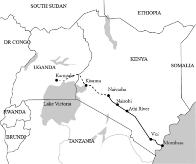 Nairobi Kampala Standard Gauge Railway construction begins March 20. The $8 billion Kenya–Uganda rail project will cut travel time and freight costs across East Africa