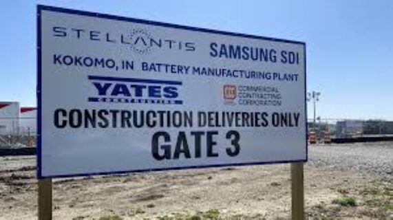 Stellantis second EV battery factory in Indiana expecting first production early 2027