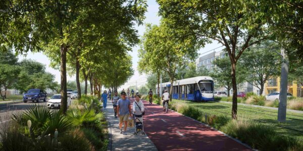 Latest renderings of the Austin Light Rail Project