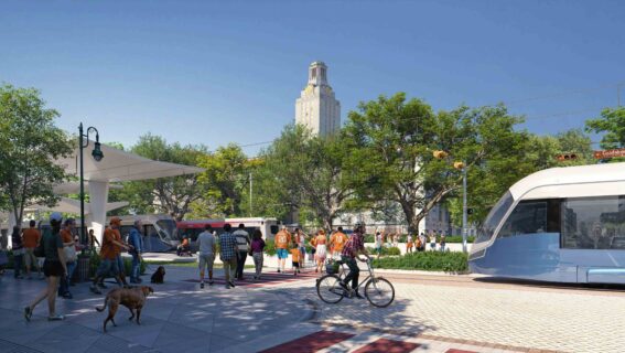 Latest renderings of the Austin Light Rail Project