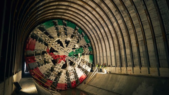 Caterina Tunnel Excavation Completed on Lot 1A of the Salerno Reggio Calabria High-Speed Railway