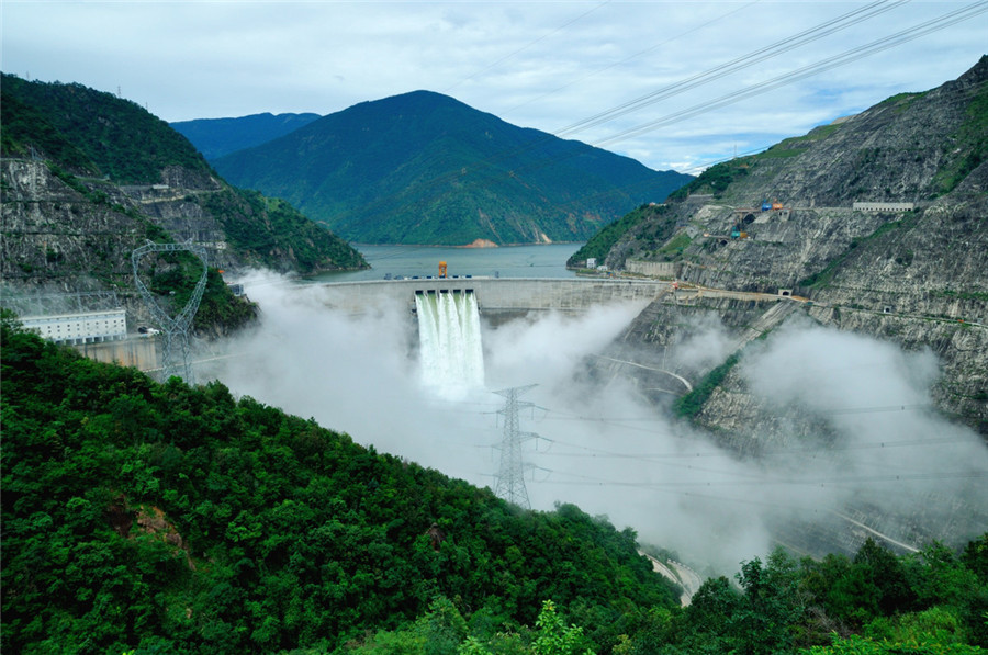 Xiaowan Hydropower-Solar Complex in Southwest China