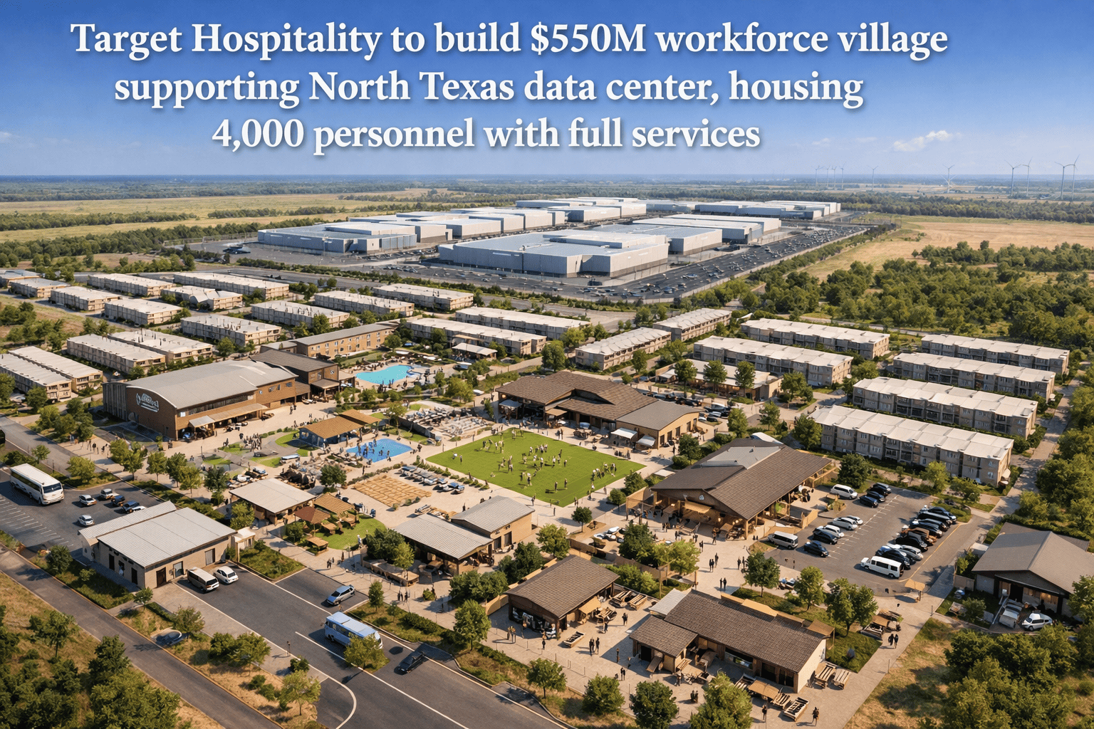 Target Hospitality to Build 4,000-Person Data Center Workforce Village in North Texas