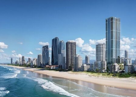 Palmera Tower was designed by Marchese Partners.