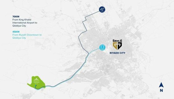 Qiddiya High-speed Rail in Riyadh