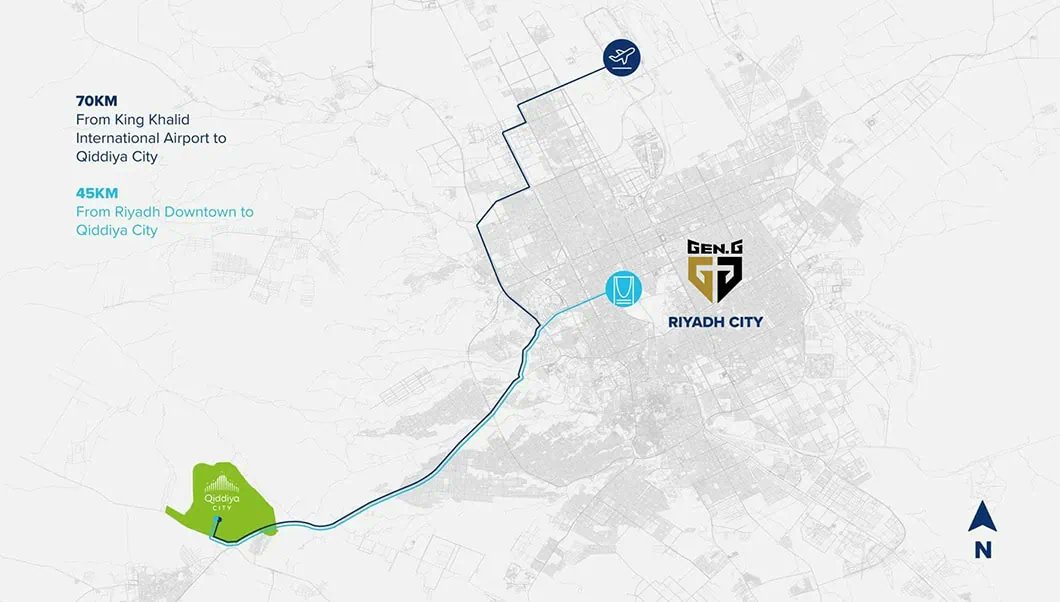 Qiddiya High-speed Rail in Riyadh