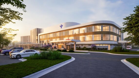 MIH Expansion ED Entrance rendering courtesy of Bon Secours Mercy Health.