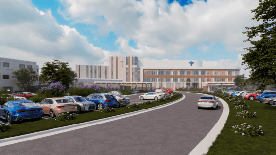 MIH Expansion Exterior rendering courtesy of Bon Secours Mercy Health.