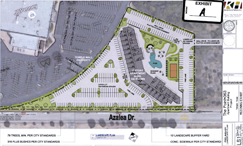 Temple Mall Redevelopment Plan in Texas