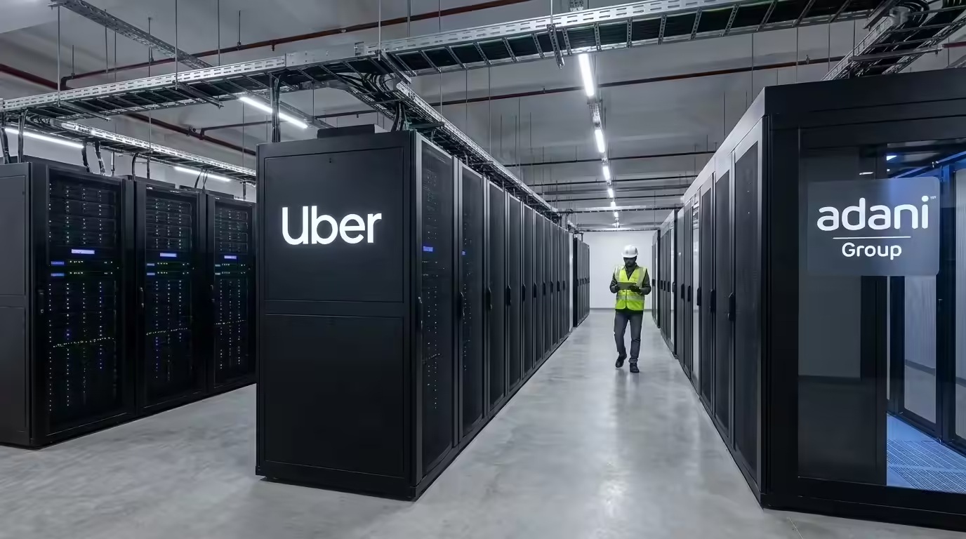 Data Center Ina $500 Million Uber India Data Center Project Advances With Adani Group ...