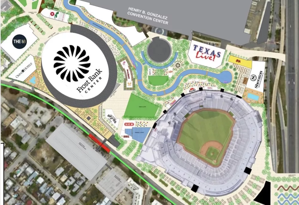 Spurs downtown arena project in San Antonio