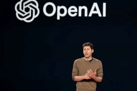 Sam Altman, OpenAI CEO at a Microsoft event in Seattle