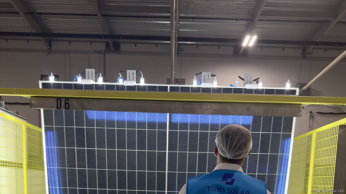 Toyo Solar Commits $357 Million to 1.5 GW HJT Cell Plant at Houston Module Factory