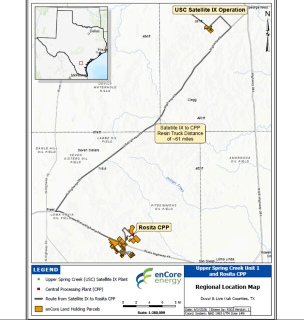 Upper Spring Creek ISR Project Map