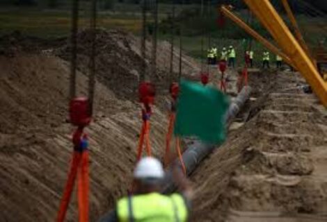 Vertical Gas Corridor LNG Pipeline Laying Works
