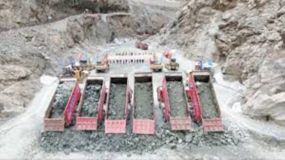 Lawa Hydropower Station Construction Milestone With Dam Slab Pouring Complete