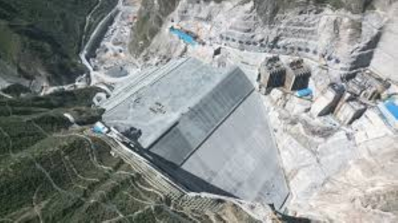 Lawa Hydropower Station Construction Milestone With Dam Slab Pouring Complete