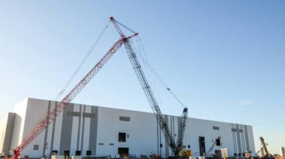 Micron semiconductor fabrication facility construction