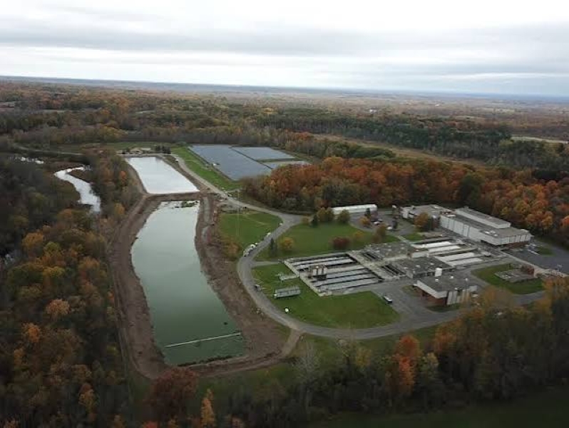 Micron wastewater treatment plant, New York