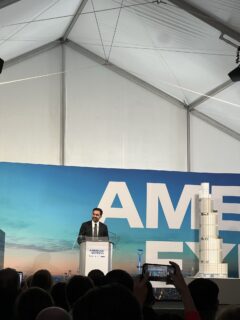 New York City Mayor Zohran Mamdani speaks at the groundbreaking ceremony for American Express' new headquarters at 2 World Trade Center in Lower Manhattan on July 9, 2026.