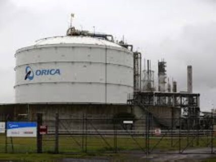 Orica's Kooragang Island chemical complex