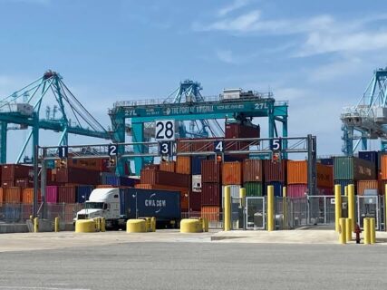 Construction on the $650 million North Berth optimization project at NIT is nearly 87% complete.