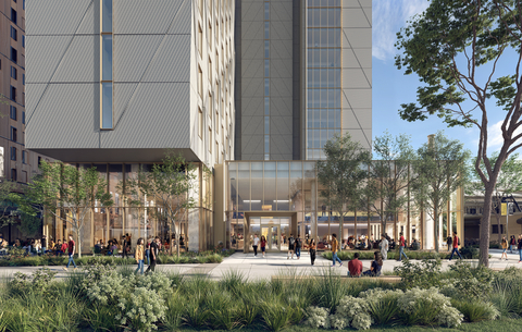 Wentworth Breaks Ground on $200M, 18-Story, 972-Bed Residence Hall in Boston