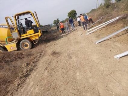 TUSCO Jhansi Solar Park Project Construction. Uttar Pradesh, India