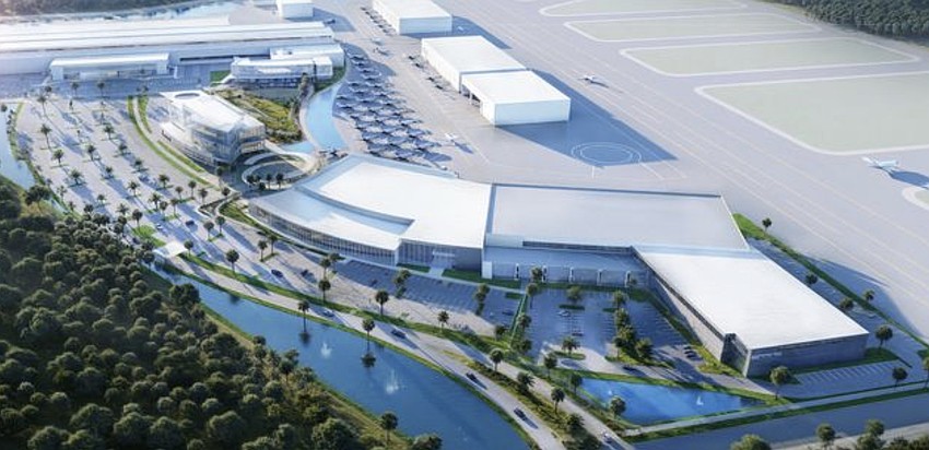 Otto Aerospace Advances $430M Jacksonville Jet Plant With Permit Filing. Renderings of its planned Cecil Airport campus