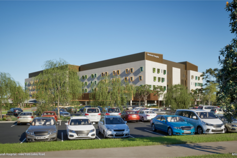 The hospital is being funded through the government’s $2 billion Building Hospitals Fund.