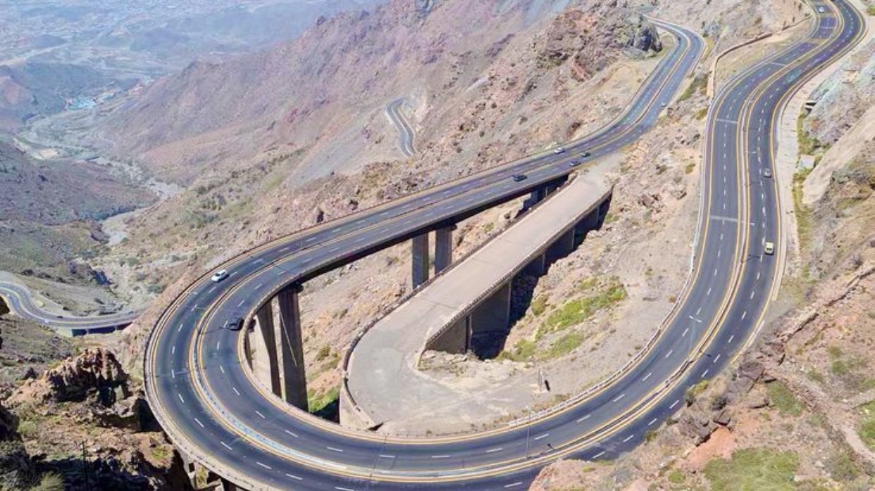 Asir-Jizan highway construction