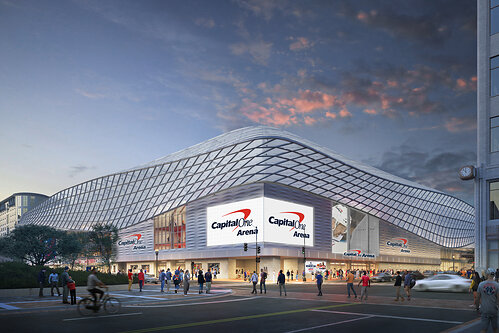 Capital One Arena unveils new renderings of its $1 billion-plus transformation as construction advances toward 2027 completion.