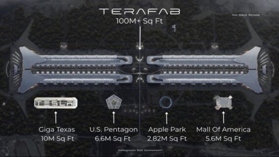 Once operational, the campus will build, package, and test high-power AI chips for Tesla's robots and vehicles, as well as space-based data centers for SpaceX.