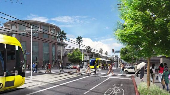 The East San Fernando Valley Light Rail Transit Project is designed to expand transit access and strengthen connections along the Van Nuys Boulevard corridor.