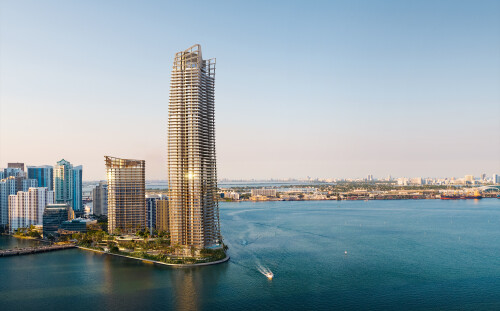 One Island Drive Begins Sitework on Brickell Key, Miami