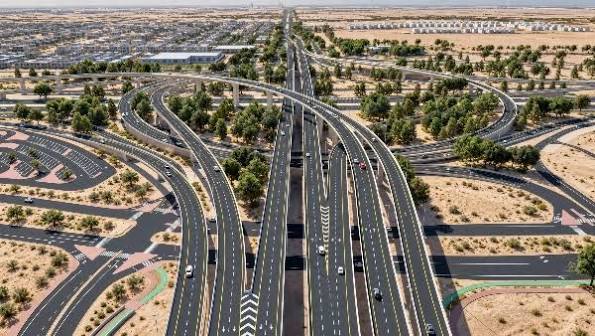 Abu Dhabi coastal highway