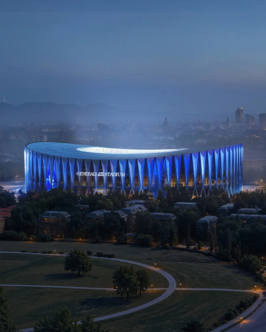 Milan unveils its 71,500-seat Generali Stadium as part of a $2.56 billion San Siro redevelopment, with construction targeted for 2028.