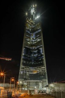 Jeddah Tower construction
